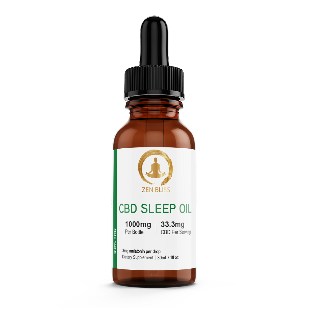 THC-Free CBD Oil Isolate With Melatonin