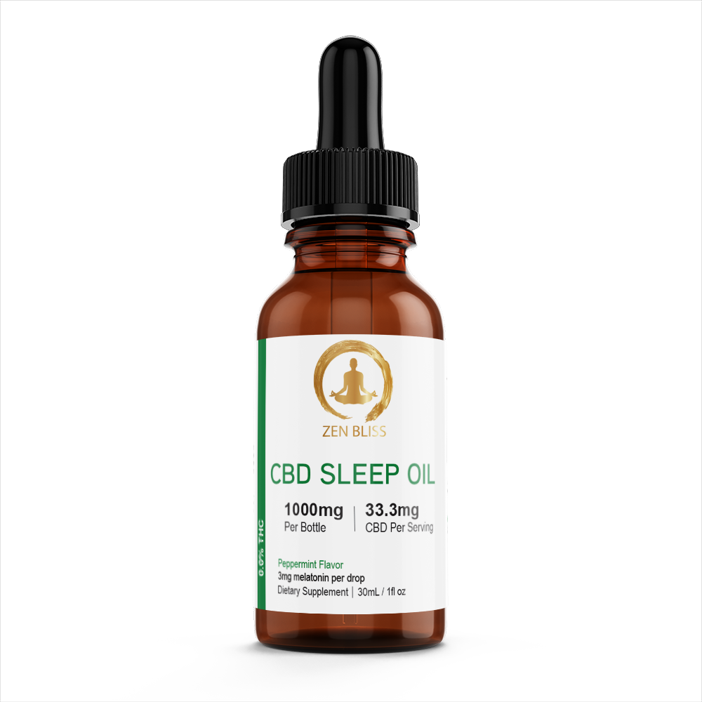 THC-Free CBD Oil Isolate With Melatonin