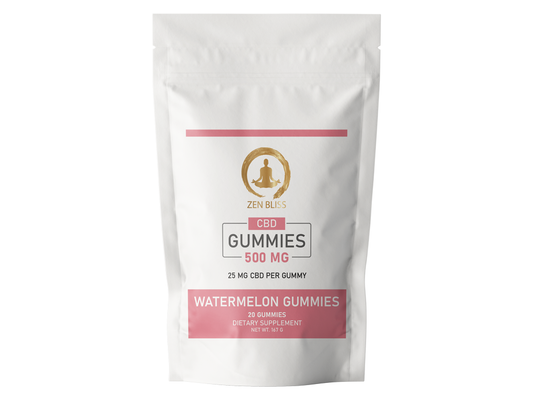 CBD Infused Sour Watermelon Gummies