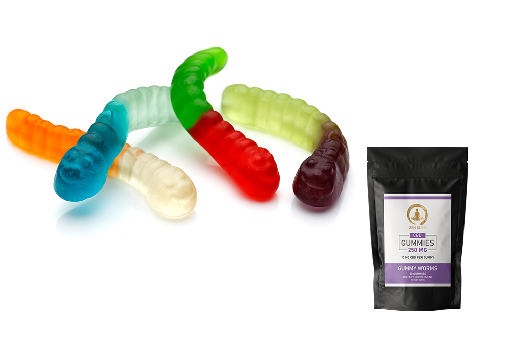 CBD Gummy Worms 10mg