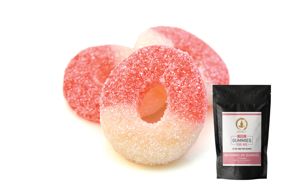 CBD Watermelon Gummies Main Photo